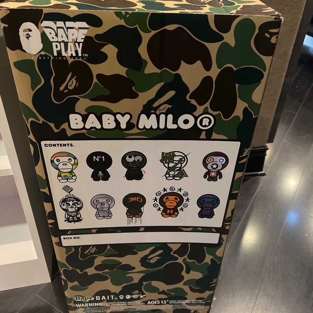 Bait X bape figurines set of 6